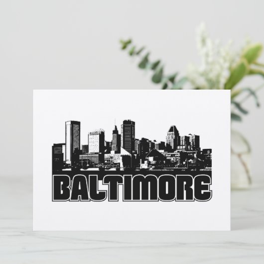 Baltimore Skyline (Stehend Vorderseite)
