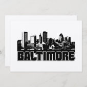 Baltimore Skyline (Vorne/Hinten)