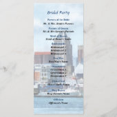 Baltimore Skyline and Harbour Wedding Program Programm (Rückseite)