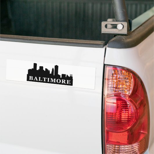 Baltimore-Skyline Autoaufkleber (Auf Lkw)