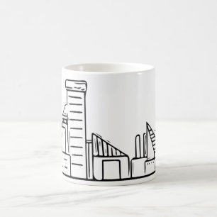 Baltimore-Skyline Kaffeetasse