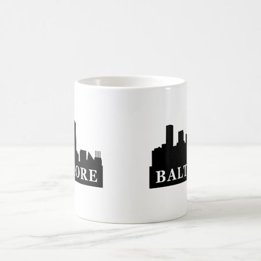 Baltimore-Skyline Kaffeetasse (Mittel)