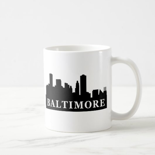 Baltimore-Skyline Kaffeetasse (Rechts)