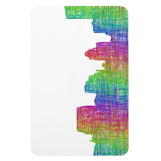 Baltimore Skyline Magnet (Vertikal)