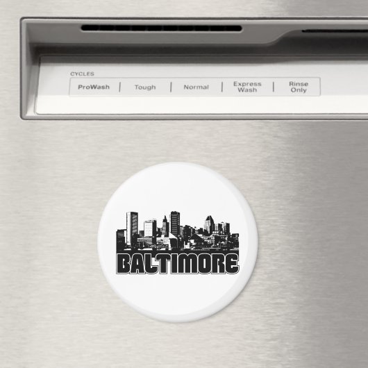 Baltimore Skyline Magnet (In Situ (Geschirrspüler))