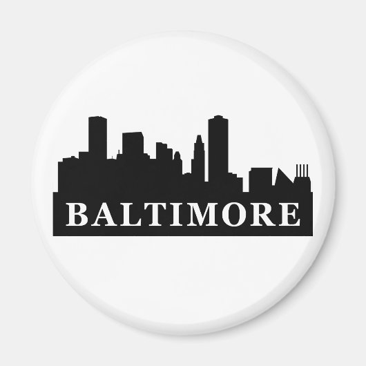 Baltimore Skyline Magnet (Vorne)