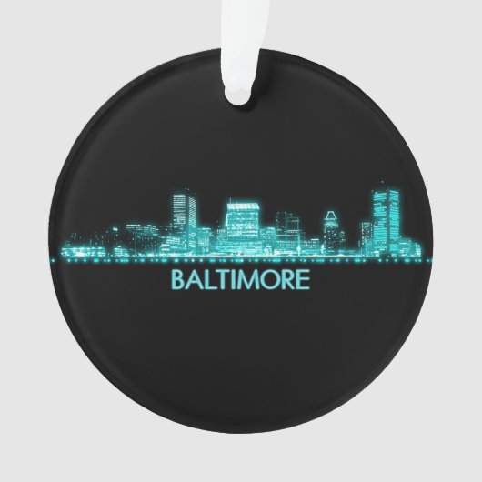 Baltimore Skyline Ornament (Vorderseite)
