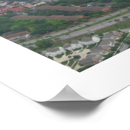 Baltimore Skyline Poster (Ecke)