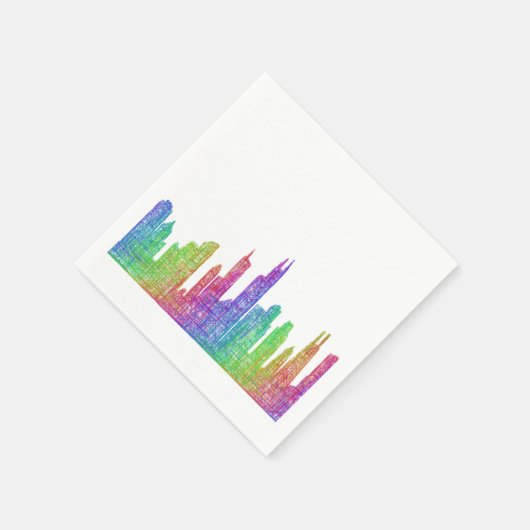 Baltimore Skyline Serviette (Ecke)