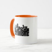Baltimore-Skyline Tasse (Vorderseite Links)