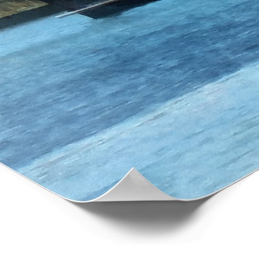 Baltimore Skyline und Hafen Poster (Ecke)