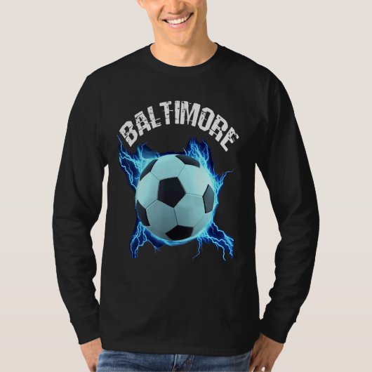 Baltimore Soccer Retro T-Shirt (Vorderseite)