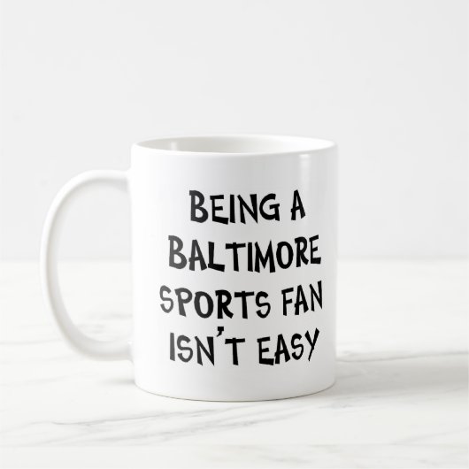 Baltimore-Sportfan, zu sein Kaffeetasse (Links)