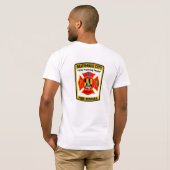 Baltimore-Stadt-Feuerwehr-T-Shirt T-Shirt (Schwarz voll)