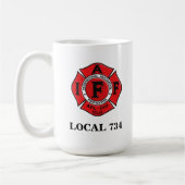 Baltimore-Stadt-Feuerwehr-Tasse Kaffeetasse (Links)