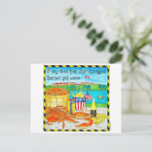 Baltimore Summer Inspiration Post Card Postkarte (Stehend Vorderseite)