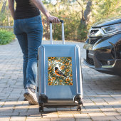 Baltimore-Trivialer Vogel und Schwarzäugige Susann Aufkleber (Koffer Insitu)