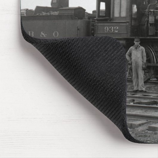 Baltimore u. Ohio (B&O) Eisenbahn-Motor 932 Mousepad (Ecke)