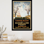 Baltimore und Ohio Bahn Centenary Pageant Poster (Küche)