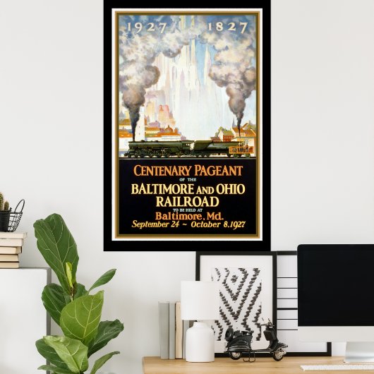 Baltimore und Ohio Bahn Centenary Pageant Poster (Heimbüro)