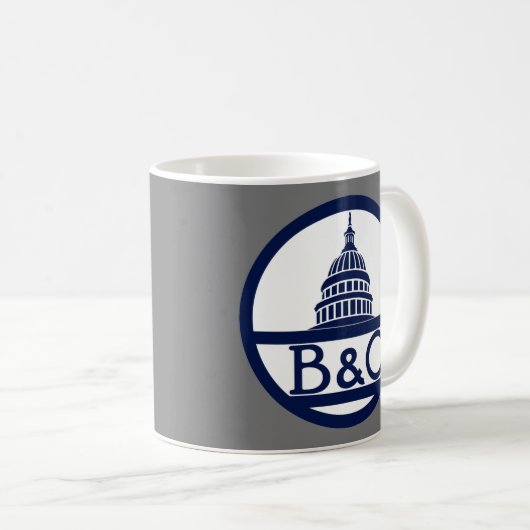 Baltimore und Ohio Bahn Tasse (VorderseiteRechts)