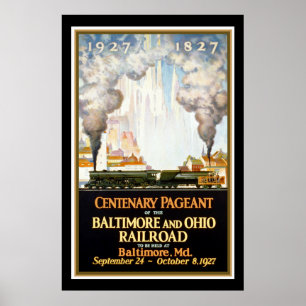 Baltimore- und Ohio-Eisenbahn-Jahrhundert-Festzug Poster