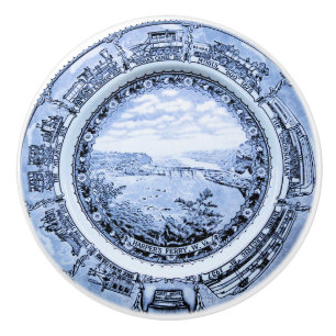Baltimore und Ohio Vintage Bahn China Keramikknauf