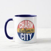 Baltimore Vintage Etikett Tasse (Links)