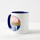 Baltimore Vintage Etikett Tasse (Vorderseite Links)