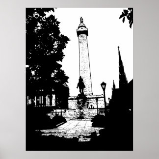 Baltimore Washington Monument Poster
