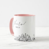 Baltimore Wedding Personalisiert Coffee Tasse (Vorderseite Links)
