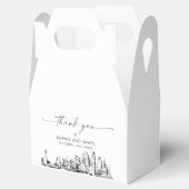 Baltimore Wedding Personalisiert Favor Box Geschenkschachtel (Geöffnet)