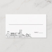 Baltimore Wedding | Platzkarten vorne und hinten (Vorderseite)