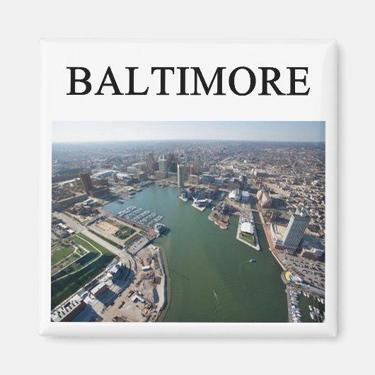 BALTIMOREmaryland Magnet (Vorne)