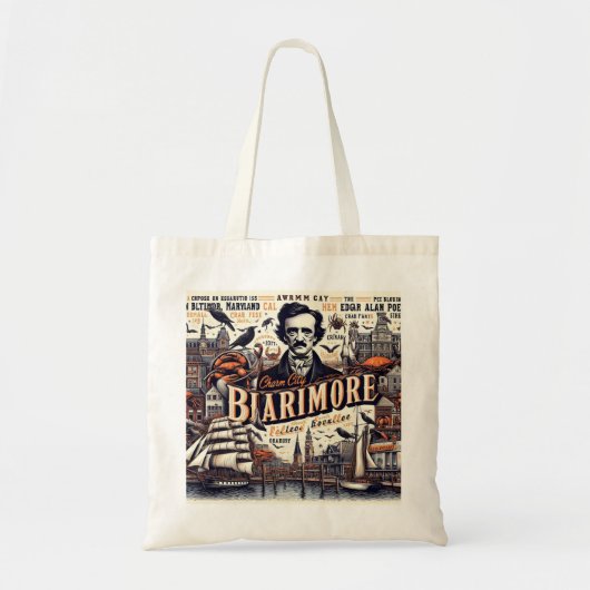 Baltimore's Best: Harbor, Crabs, & Poe Tote Tragetasche (Vorne)