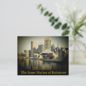 Baltimore's Inner Harbour Postkarte (Stehend Vorderseite)