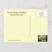 Baltimore's Inner Harbour Postkarte (Rückseite)