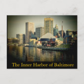 Baltimore's Inner Harbour Postkarte (Vorderseite)