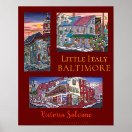 Baltimore's Little Italy Poster
