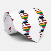 Baltische Staaten Krawatte (Gerollt)