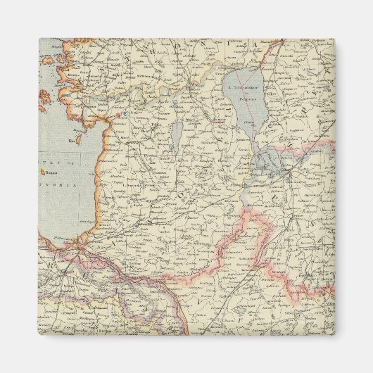 Baltische Staaten Magnet (Vorne)