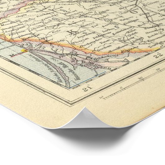 Baltische Staaten Poster (Ecke)