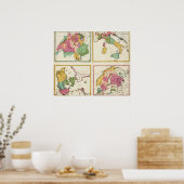 Baltische Staaten Poster (Küche)