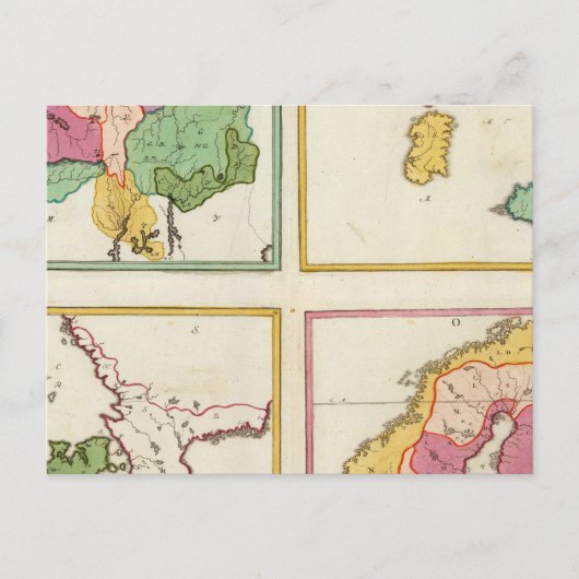 Baltische Staaten Postkarte (Vorderseite)