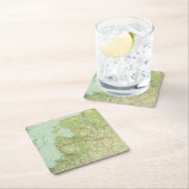 Baltische Staaten u. Ostpreußen Rechteckiger Pappuntersetzer (Vor Ort)