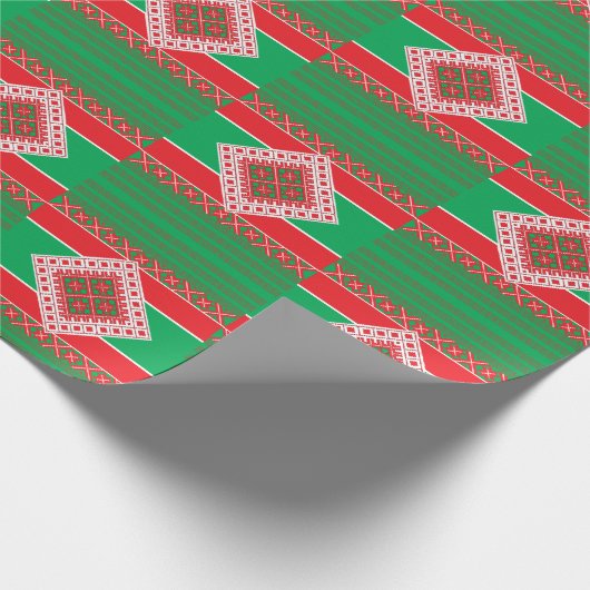 Baltischer Stern Geschenkpapier (Ecke)