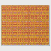 Baltischer Sternentwurf Geschenkpapier (Flach)