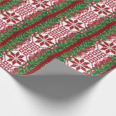 Baltisches Weihnachten Geschenkpapier (Ecke)