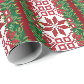 Baltisches Weihnachten Geschenkpapier (Rolleneckpunkt)