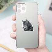 Balto Dog Illustration Aufkleber (Telefon)